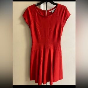 Diane Von Furstenberg Red Mini Dress Sz 6